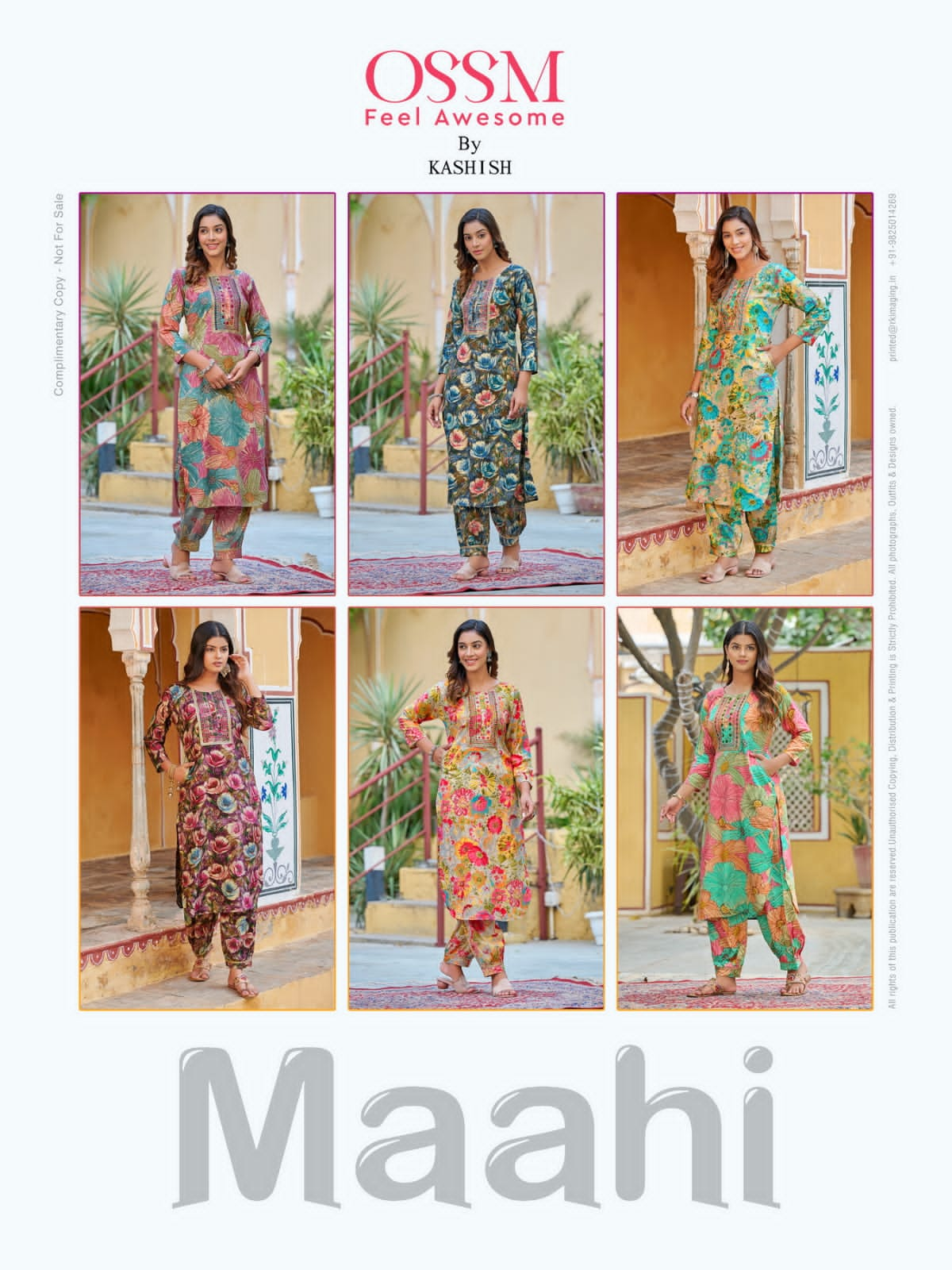 Maahi By Ossm Printed Kurti With Bottom Catalog